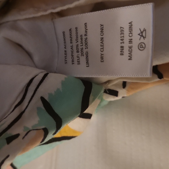 Neon floral skirt - Picture 3 of 3